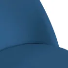 Sedia in Velluto e Struttura in Metallo di Diverse Finiture - Penna Viadurini