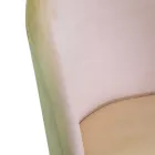 Sedia in Velluto e Struttura in Metallo di Diverse Finiture - Penna Viadurini