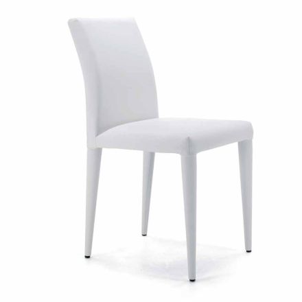 Sedia Living Imbottita Completamente Rivestita Made in Italy – Marziana Viadurini