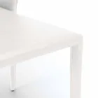 Sedia living moderna completamente rivestita in similpelle, Accadia, 4 pezzi Viadurini