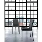 Sedia Living Moderna Imbottita e Rivestita Made in Italy – Monnalisa Viadurini