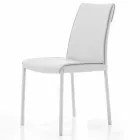 Sedia Living Moderna Imbottita e Rivestita Made in Italy – Monnalisa Viadurini