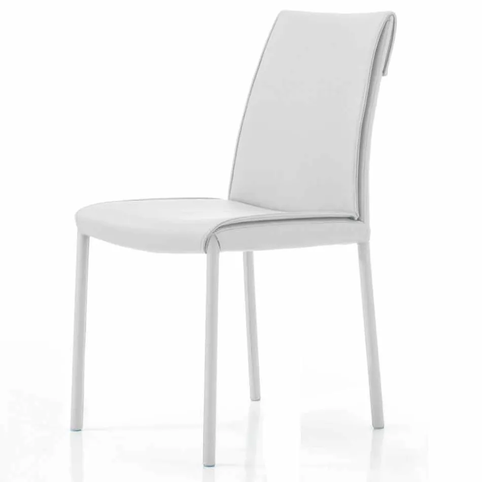 Sedia Living Moderna Imbottita e Rivestita Made in Italy – Monnalisa Viadurini