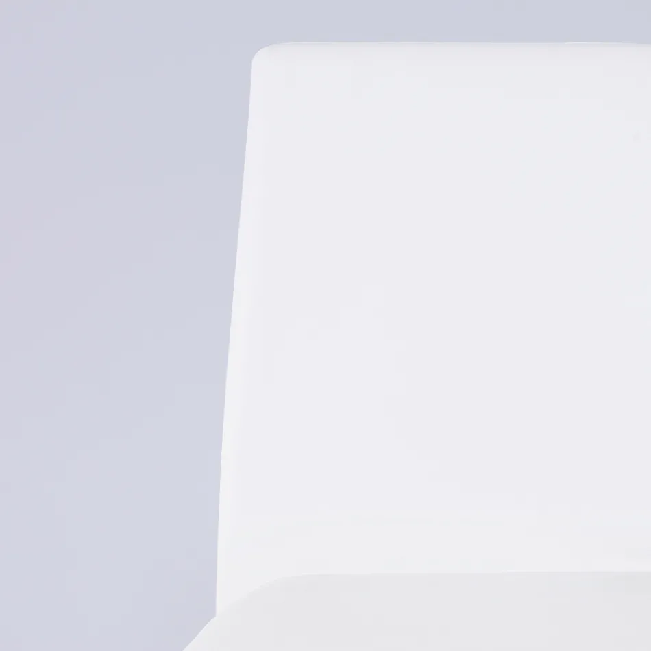 Sedia Moderna da Soggiorno in Ecopelle e Metallo Made in Italy - Reka  Viadurini