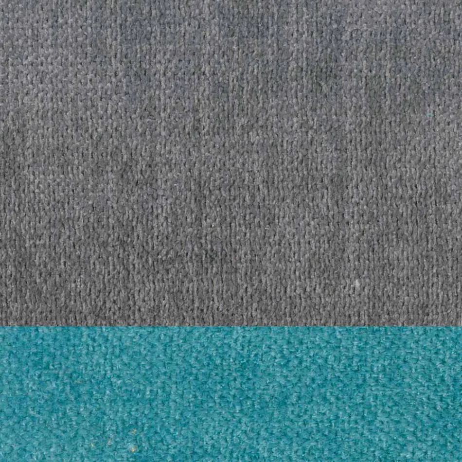 Sedia Moderna di Design Elegante in Tessuto con Bordino e Legno - Scarat Viadurini