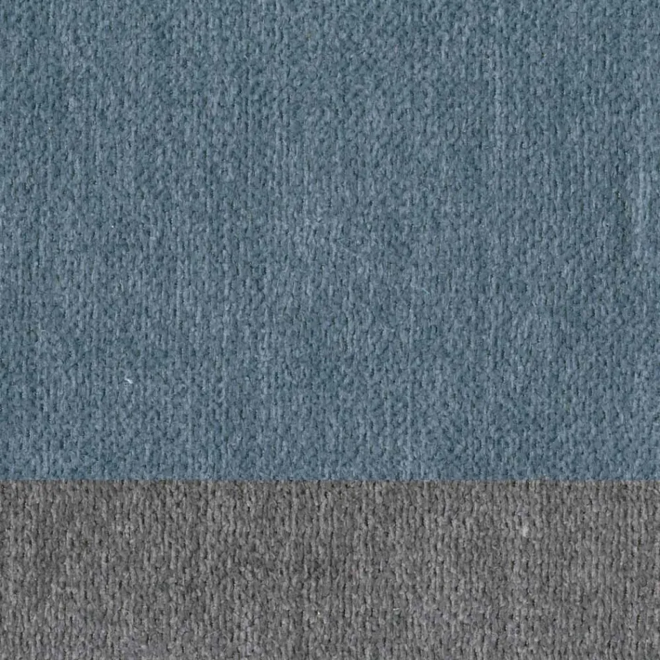 Sedia Moderna di Design Elegante in Tessuto con Bordino e Legno - Scarat Viadurini