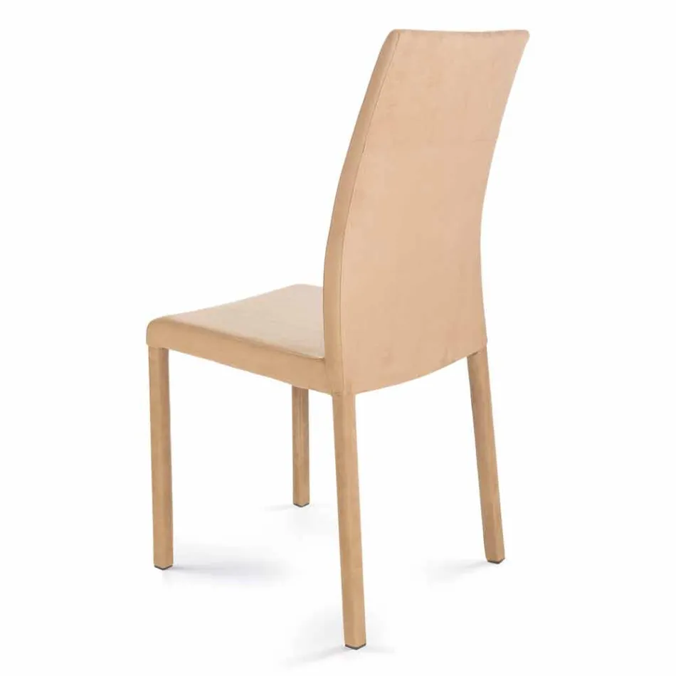 Sedia moderna di design fatta in Italia Jamila per sala da pranzo Viadurini