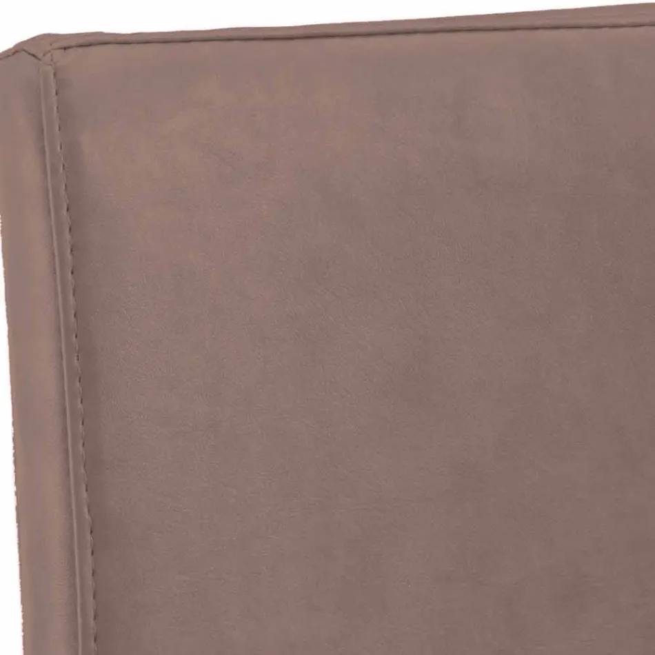 Sedia moderna in pelle o similpelle per sala da pranzo o cucina Maha Viadurini