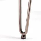 Sedia moderna in pelle o similpelle per sala da pranzo o cucina Maha Viadurini