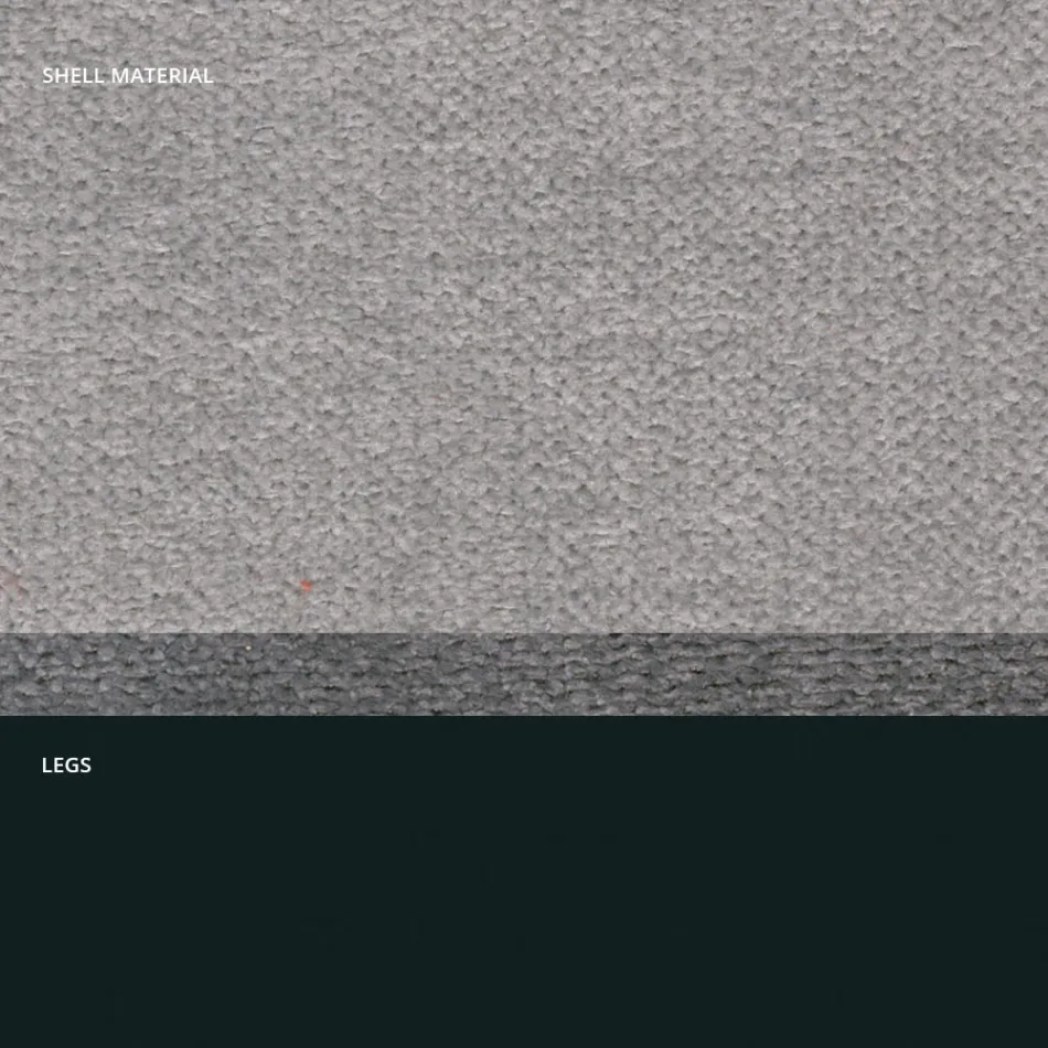 Sedia moderna in tessuto e gambe a triangolo fatta in Italia, Oriella Viadurini