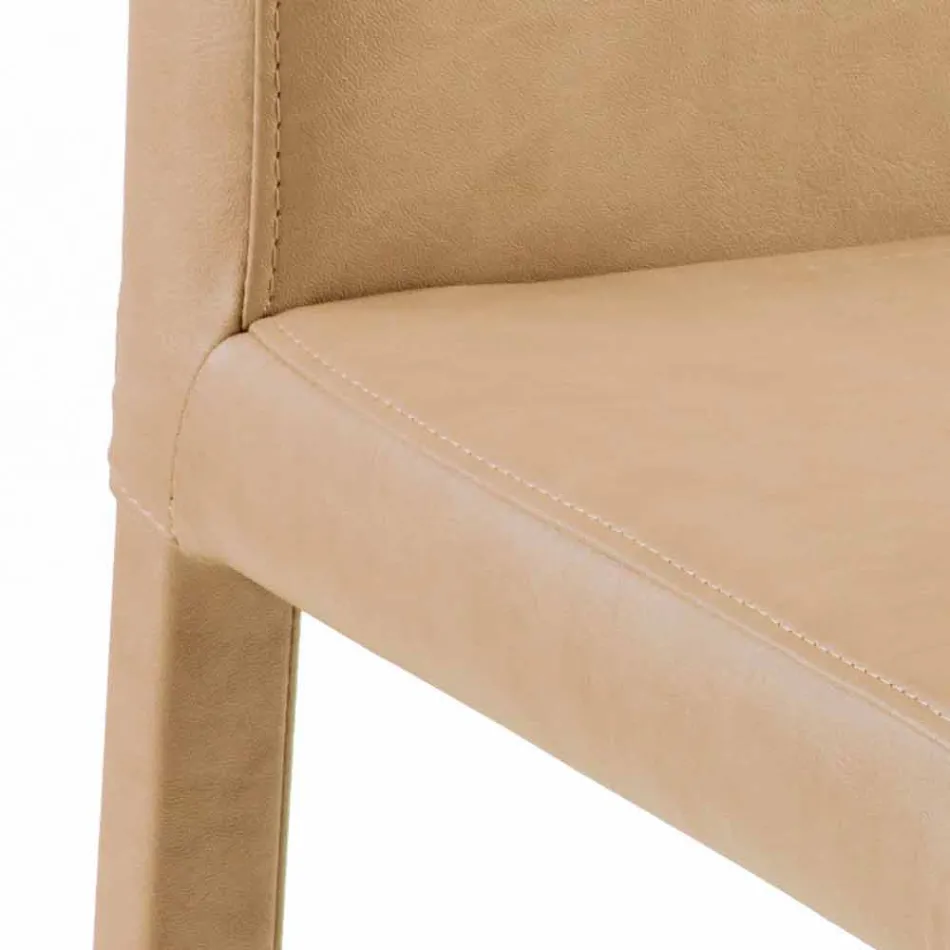 Sedia moderna per sala da pranzo Jamila, fatta a mano in Italia Viadurini