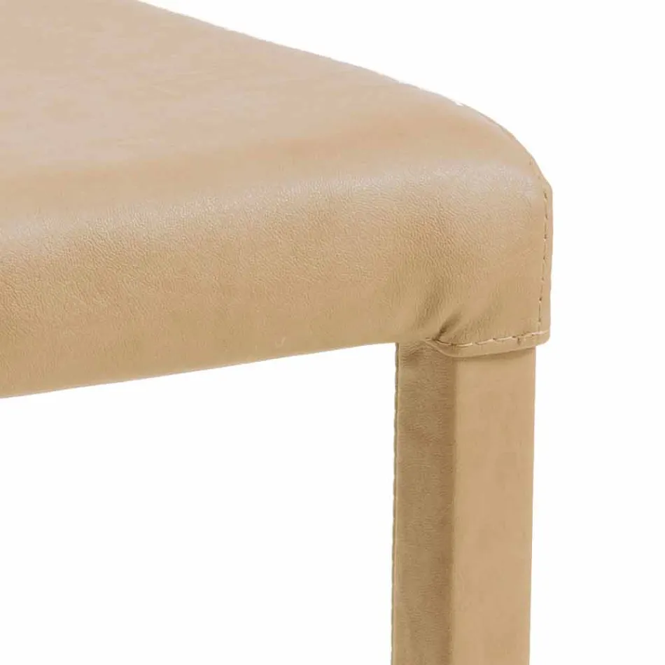 Sedia moderna per sala da pranzo Jamila, fatta a mano in Italia Viadurini