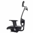 Sedia operativa e semidirezionale in tessuto prodotta in Italia Mina Viadurini