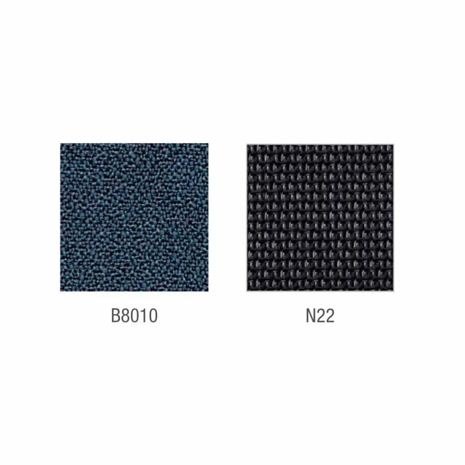 Sedia operativa e semidirezionale in tessuto prodotta in Italia Mina Viadurini