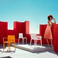 Sedia per giardino in polipropilene Spritz by Vondom, design moderno, 4 pezzi