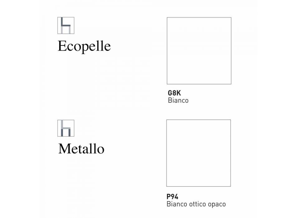 Sedia per Sala da Pranzo Imbottita in Metallo ed Ecopelle Made in Italy – Ace Viadurini