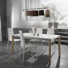 Sedia per Sala da Pranzo Impilabile in Pelle Sintetica 4 Pezzi - Siberia Viadurini