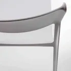 Sedia per Sala da Pranzo Impilabile in Polipropilene Colorato, 4 Pezzi - Abelia Viadurini