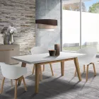 Sedia per Sala da Pranzo in Polipropilene e Metallo 4 Pezzi - Severina Viadurini