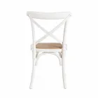 Sedia per Sala da Pranzo in Rattan e Legno Design Classico Homemotion - Meridia Viadurini