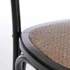 Sedia per Sala da Pranzo in Rattan e Legno Design Classico Homemotion - Meridia Viadurini