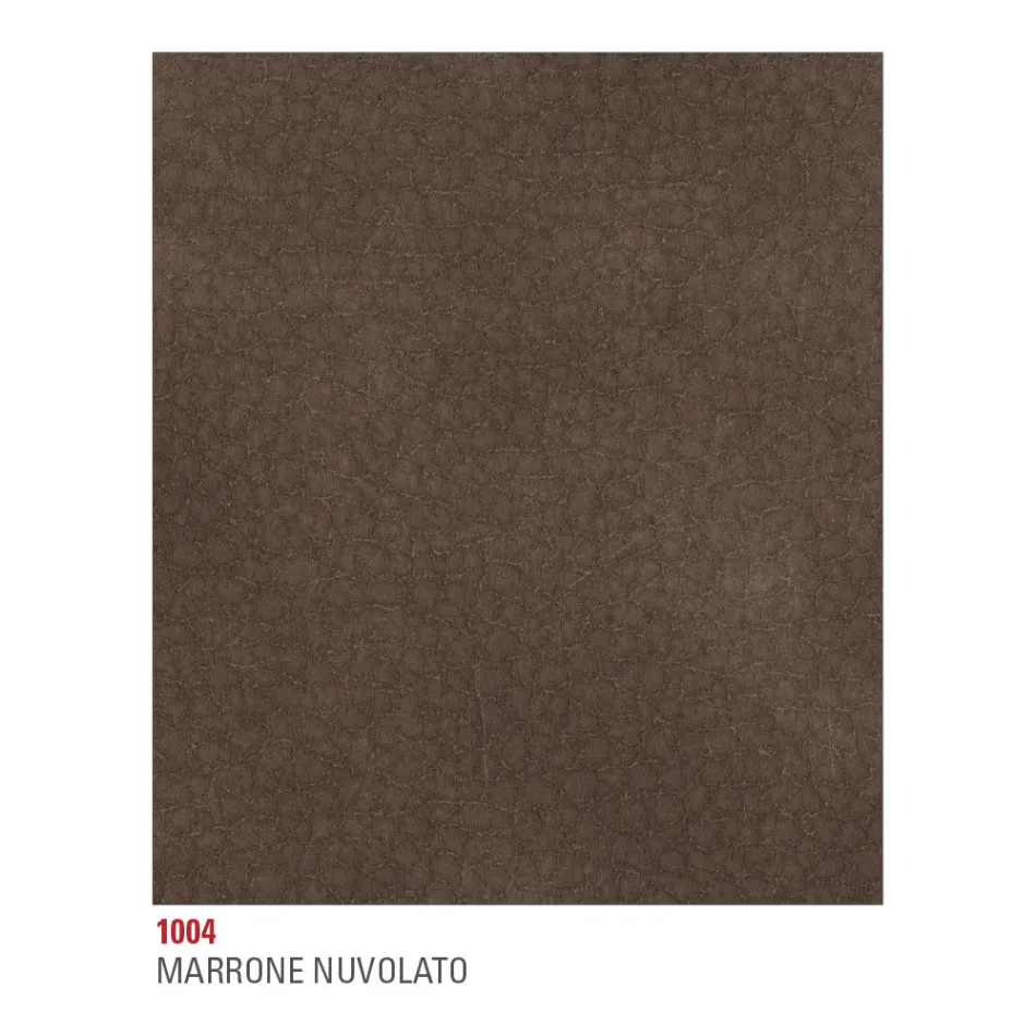 Sedia per Sala da Pranzo Rivestita in Ecopelle Made in Italy, 2 Pezzi - Belga Viadurini