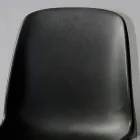 Sedia per Sala Riunioni o Sala Congressi Moderna in Metallo e ABS Nero – Zetica Viadurini