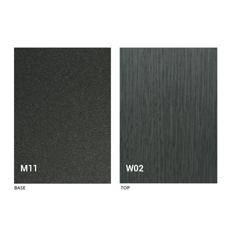 Sedia Pieghevole in Metallo e Legno Rovere 2 Pezzi Made in Italy - Roberta Viadurini