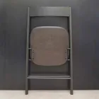 Sedia Pieghevole in Metallo e Legno Rovere 2 Pezzi Made in Italy - Roberta Viadurini