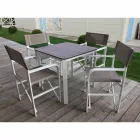 Sedia Regista da Esterno Pieghevole in Tela Made in Italy, 2 Pezzi - Susy Viadurini