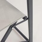 Sedia Regista da Giardino di Design Moderno in Alluminio per Esterno - Cameo Viadurini