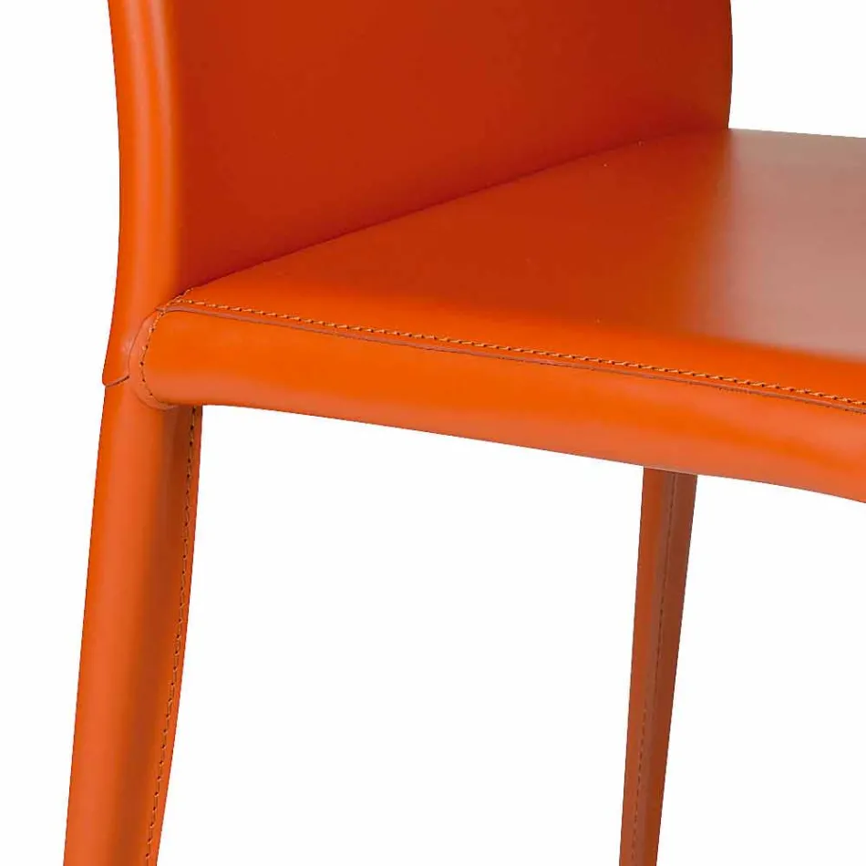 Sedia sala da pranzo design moderna, H88,5cm, Africa, fatta in Italia Viadurini