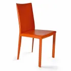 Sedia sala da pranzo design moderna, H88,5cm, Africa, fatta in Italia Viadurini