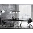 Sedia Sala da Pranzo in Pelle Sintetica e Polipropilene 4 Pezzi - Shakira Viadurini