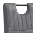 Sedia Sala da Pranzo in Pelle Sintetica Invecchiata 4 Pezzi - Cassandra Viadurini