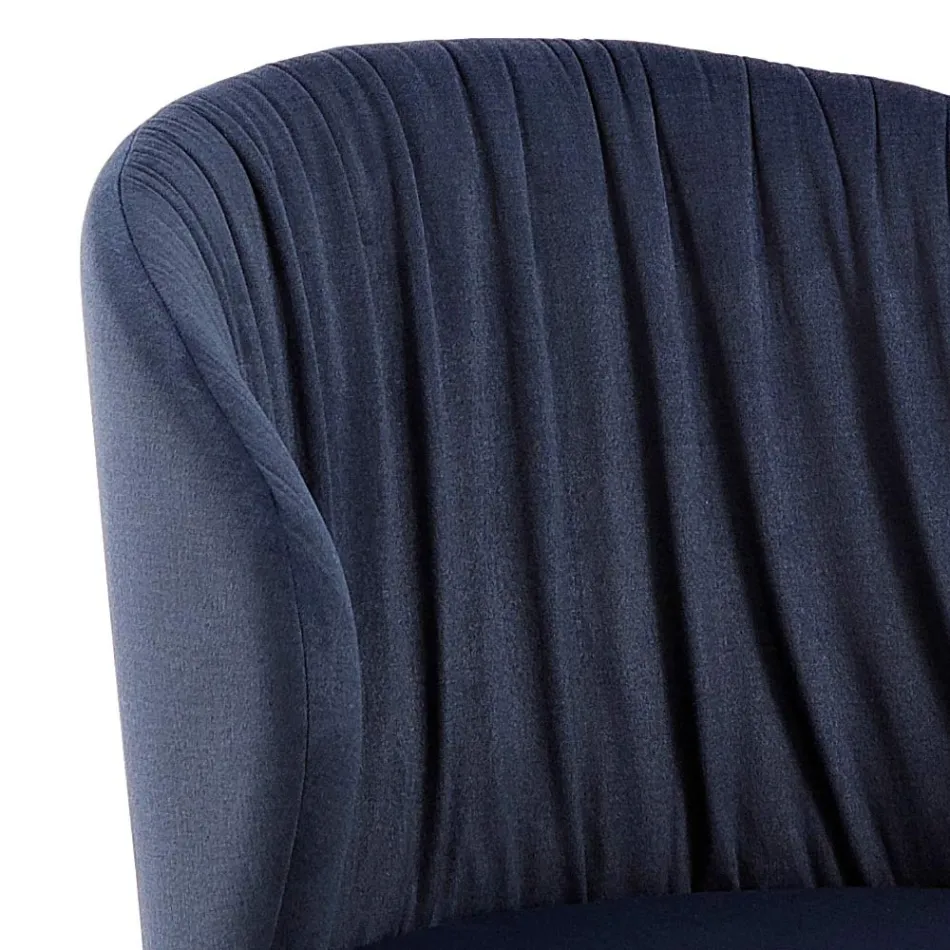 Sedia Sala da Pranzo in Tessuto Design Moderno Elegante - Reginaldo Viadurini