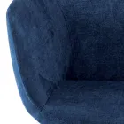 Sedia Sala da Pranzo in Tessuto e Legno Made in Italy 4 Pezzi - Bardella Viadurini