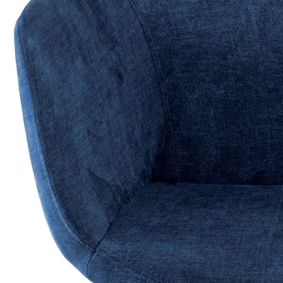 Sedia Sala da Pranzo in Tessuto e Legno Made in Italy 4 Pezzi - Bardella Viadurini