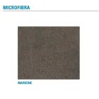 Sedia Soggiorno Metallo e Seduta Microfibra Made in Italy, 2 Pezzi - Fabiola Viadurini