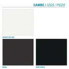 Sedia Soggiorno Metallo e Seduta Microfibra Made in Italy, 2 Pezzi - Fabiola Viadurini