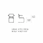 Sedia Ufficio in Pelle con Struttura in Acciaio Cromato Made in Italy - Ottante Viadurini