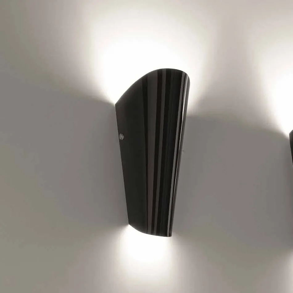 Selene Bloom applique in vetro fatta a mano in Italia 12x11 H 28 cm  Viadurini