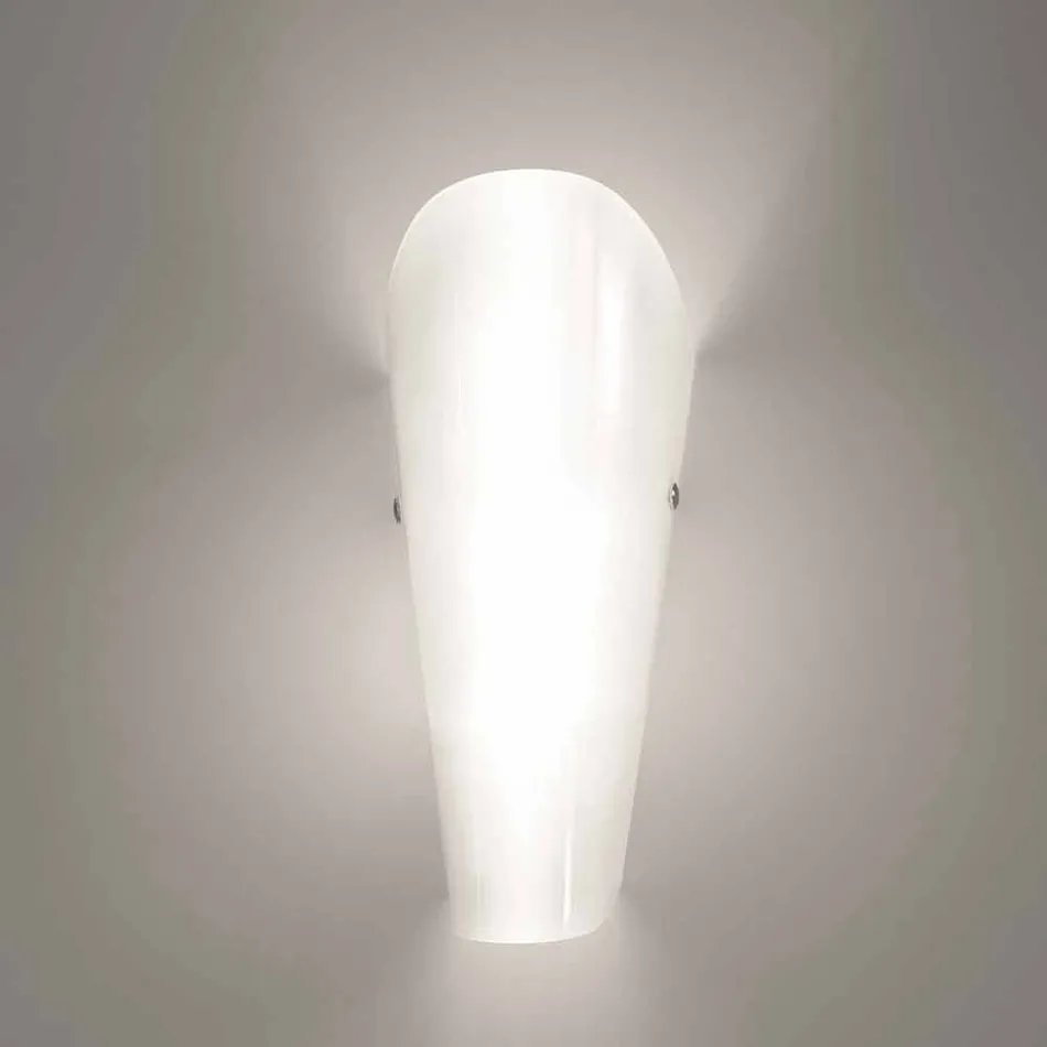 Selene Bloom applique in vetro fatta a mano in Italia 12x11 H 28 cm  Viadurini