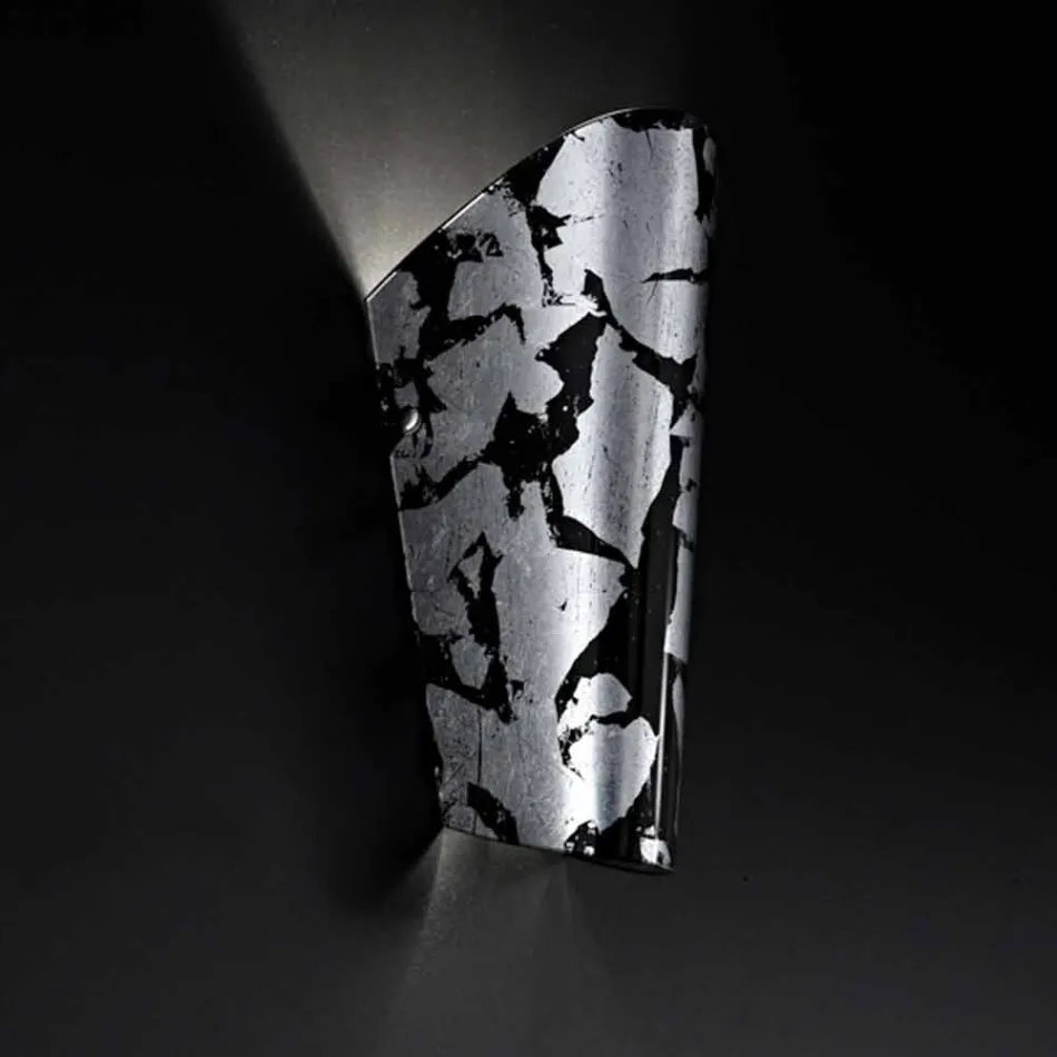 Selene Bloom applique in vetro fatta a mano in Italia 12x11 H28cm  Viadurini