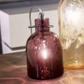 Selene Bossa Nova lampada da tavolo Ø11 H16cm, vetro soffiato ametista