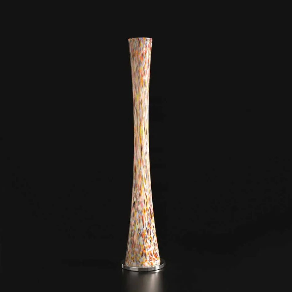 Selene Clessidra lampada da terra in vetro soffiato Ø36 H175cm  Viadurini