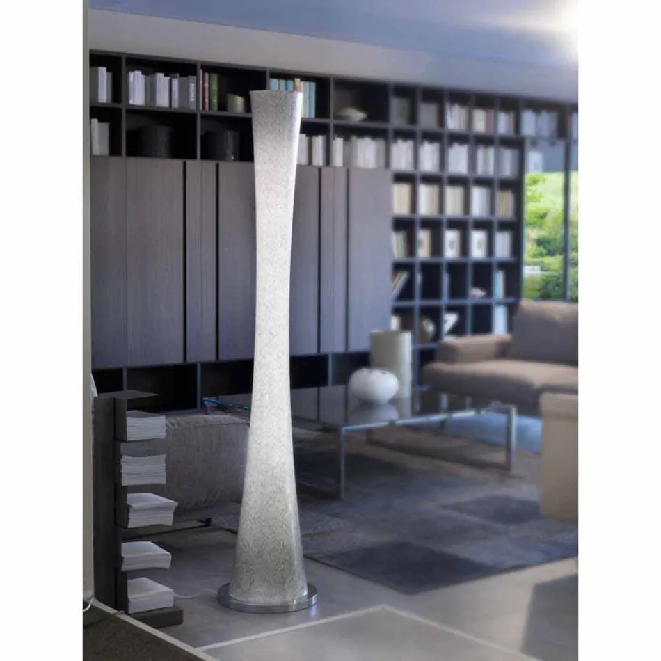 Selene Clessidra lampada da terra in vetro soffiato Ø36 H175cm  Viadurini