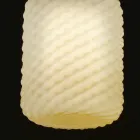 Selene Domino lampada a sospensione in vetro soffiato Ø21 H 27/140 cm Viadurini