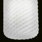 Selene Domino lampada a sospensione in vetro soffiato Ø21 H 27/140 cm Viadurini