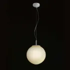 Selene Domino lampadario in vetro soffiato fatto a mano Ø27 H 27/140cm Viadurini